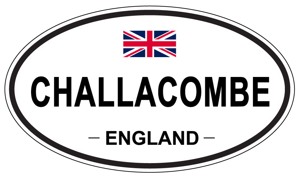 CHALLACOMBE, ENGLAND - Oval Sticker