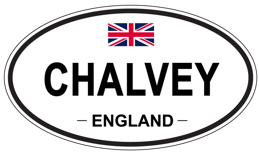 CHALVEY, ENGLAND - Oval Sticker