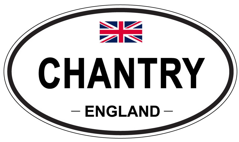 CHANTRY, ENGLAND - Oval Sticker