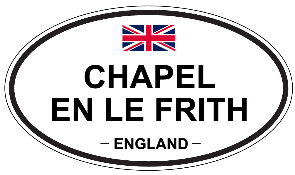 CHAPEL EN LE FRITH, England - Oval Magnet