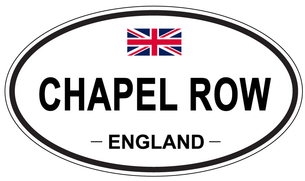 CHAPEL ROW, ENGLAND - Oval Sticker