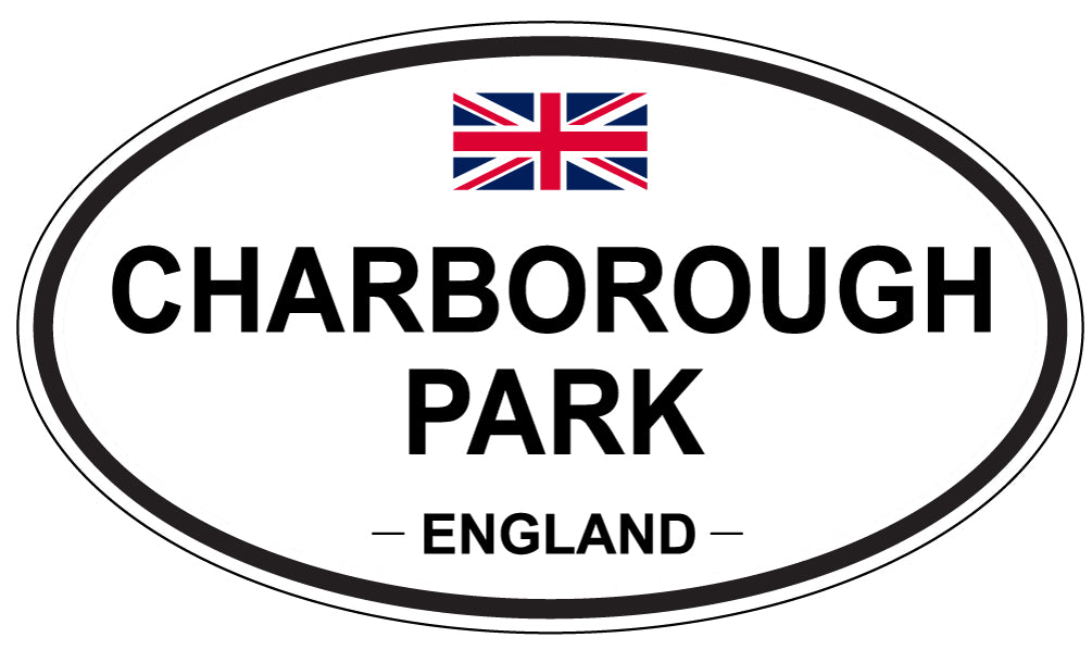 CHARBOROUGH PARK, ENGLAND - Oval Sticker