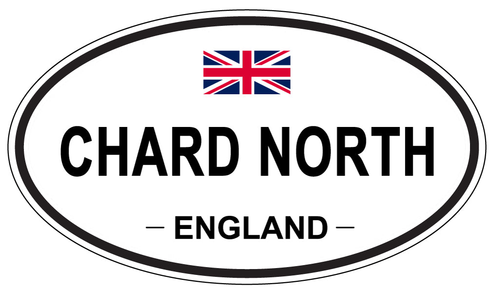 CHARD NORTH, ENGLAND - Oval Sticker