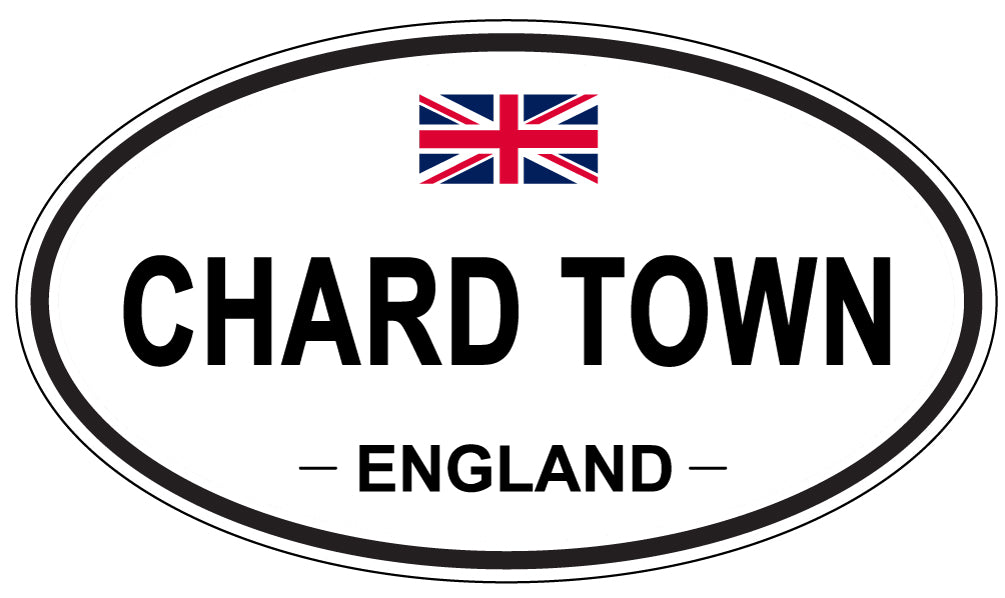 CHARD TOWN, England - Oval Magnet