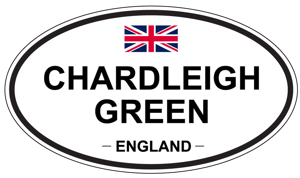 CHARDLEIGH GREEN, ENGLAND - Oval Sticker