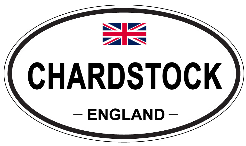 CHARDSTOCK, ENGLAND - Oval Sticker