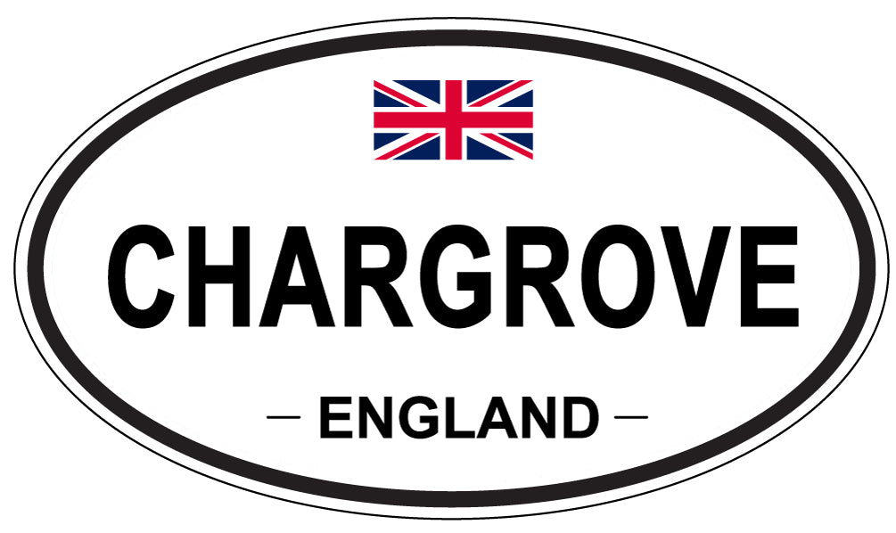 CHARGROVE, ENGLAND - Oval Sticker