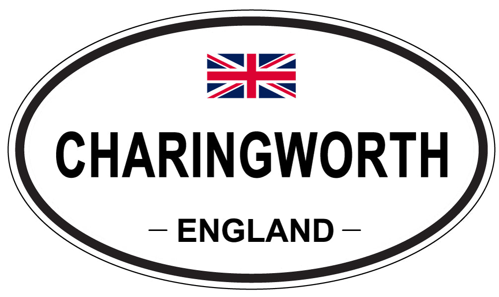 CHARINGWORTH, ENGLAND - Oval Sticker