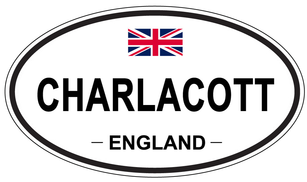 CHARLACOTT, ENGLAND - Oval Sticker