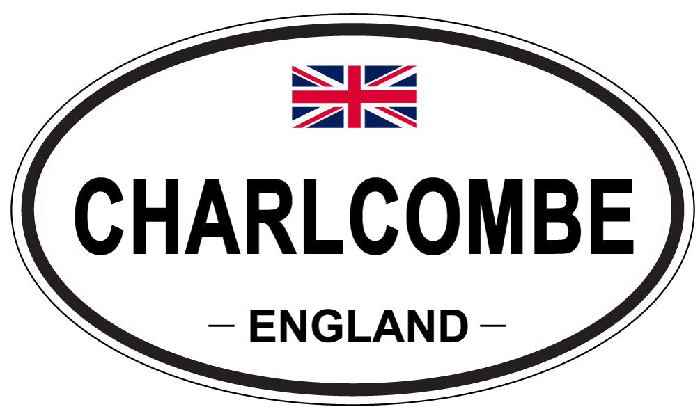 CHARLCOMBE, ENGLAND - Oval Sticker