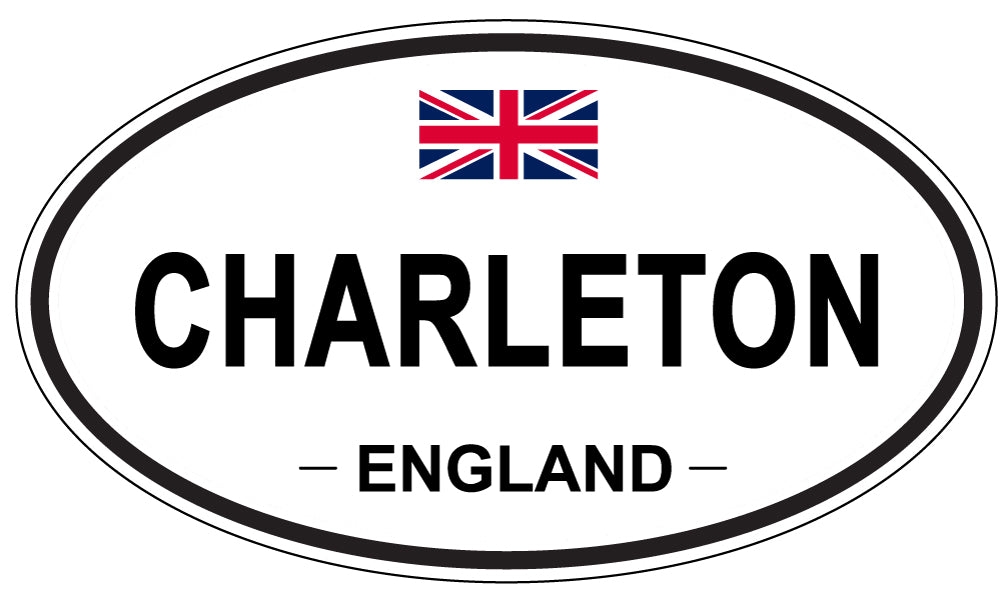 CHARLETON, England - Oval Magnet