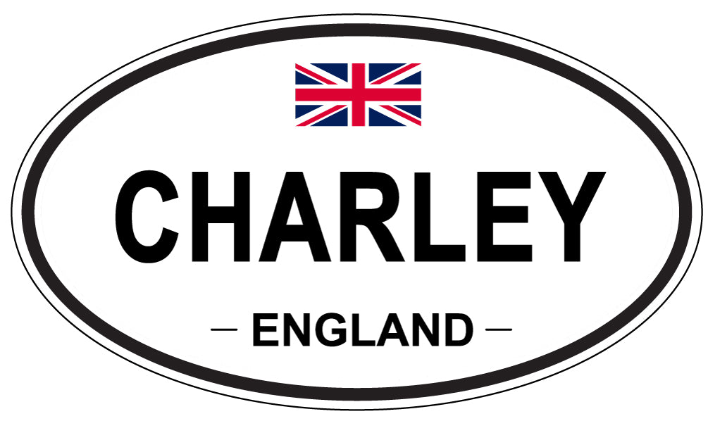 CHARLEY, ENGLAND - Oval Sticker