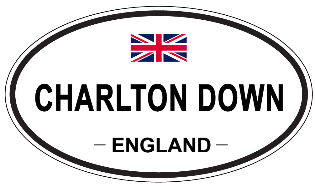 CHARLTON DOWN, ENGLAND - Oval Sticker