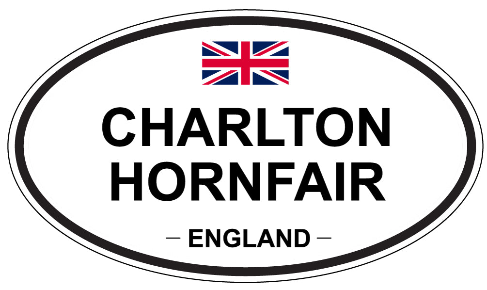 CHARLTON HORNFAIR, ENGLAND - Oval Sticker