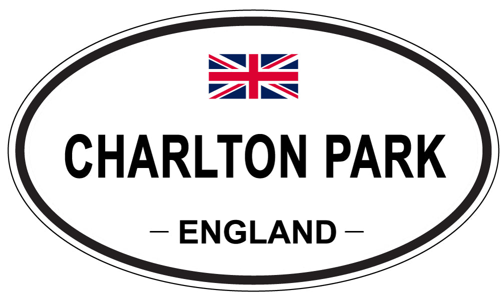 CHARLTON PARK, ENGLAND - Oval Sticker