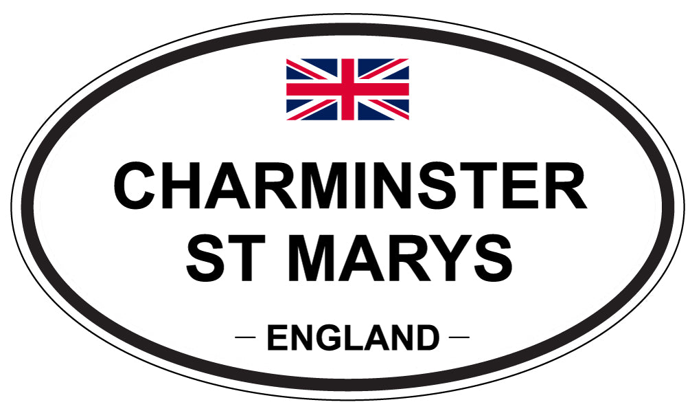 CHARMINSTER ST MARYS, ENGLAND - Oval Sticker