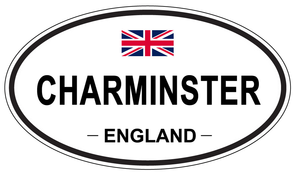 CHARMINSTER, ENGLAND - Oval Sticker