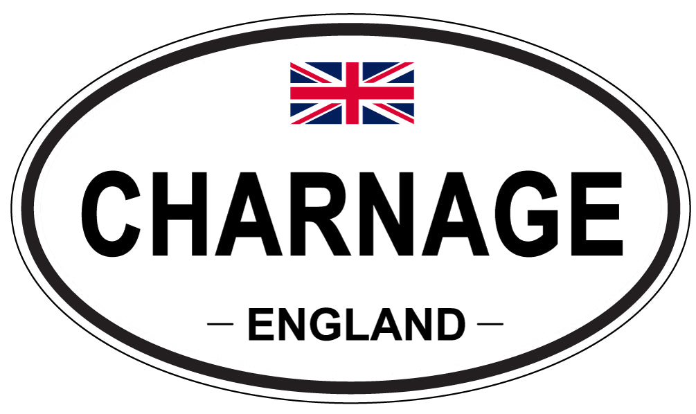 CHARNAGE, ENGLAND - Oval Sticker