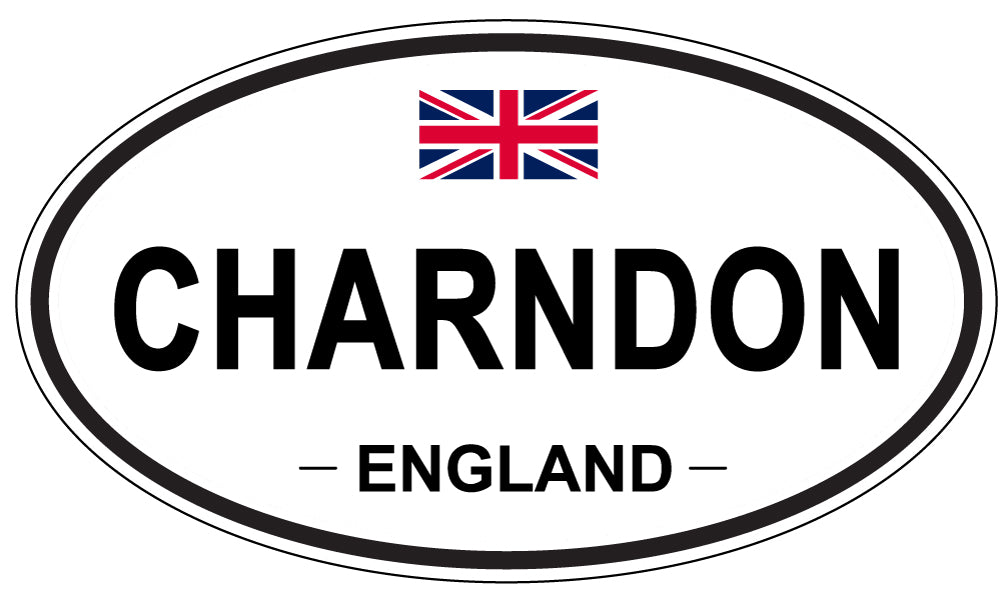 CHARNDON, ENGLAND - Oval Sticker