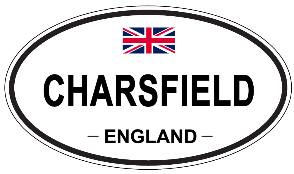 CHARSFIELD, ENGLAND - Oval Sticker