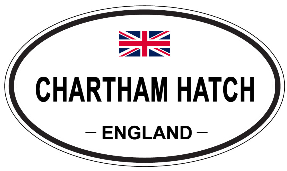 CHARTHAM HATCH, ENGLAND - Oval Sticker