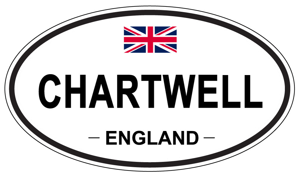 CHARTWELL, ENGLAND - Oval Sticker