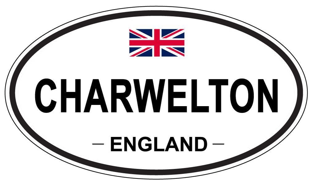 CHARWELTON, ENGLAND - Oval Sticker