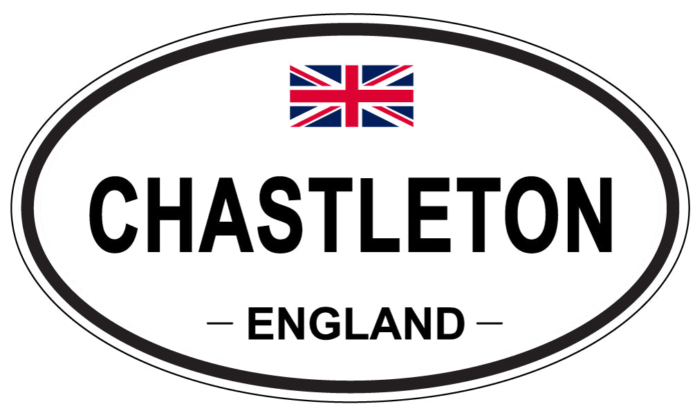 CHASTLETON, ENGLAND - Oval Sticker