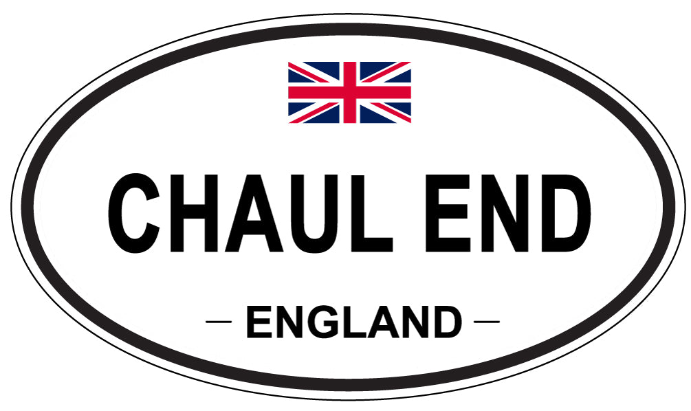 CHAUL END, ENGLAND - Oval Sticker