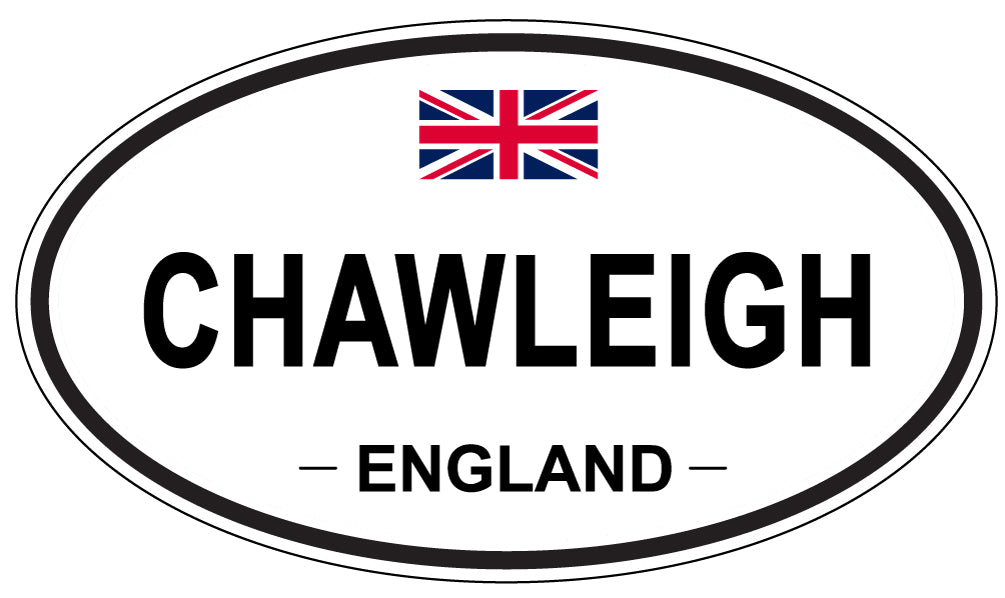 CHAWLEIGH, ENGLAND - Oval Sticker