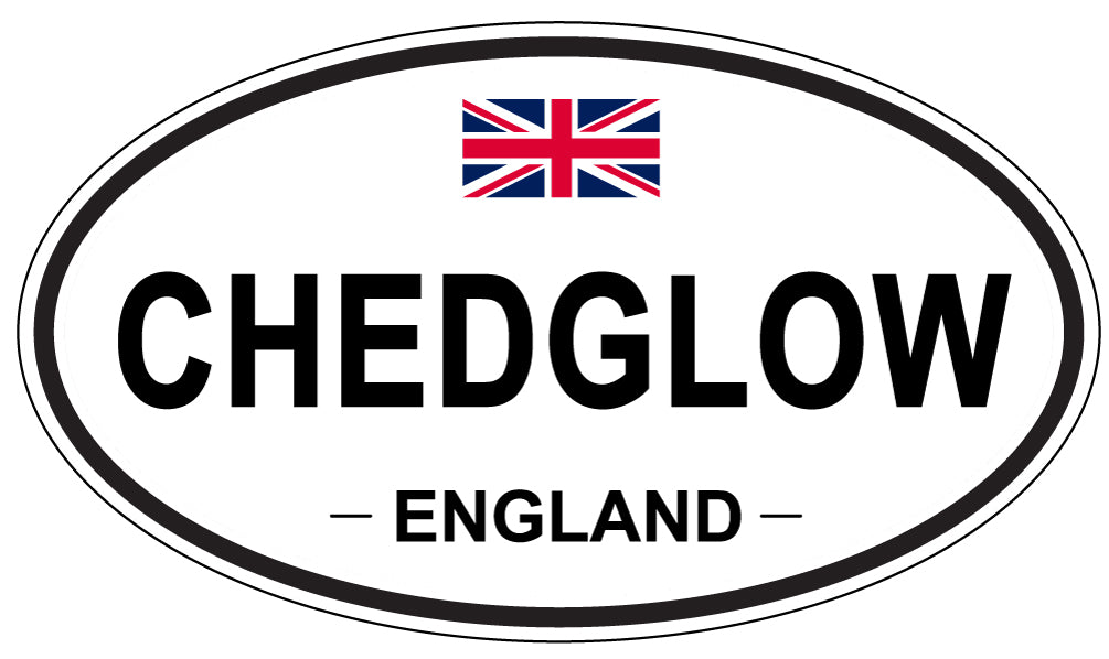 CHEDGLOW, ENGLAND - Oval Sticker