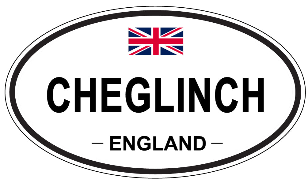CHEGLINCH, ENGLAND - Oval Sticker