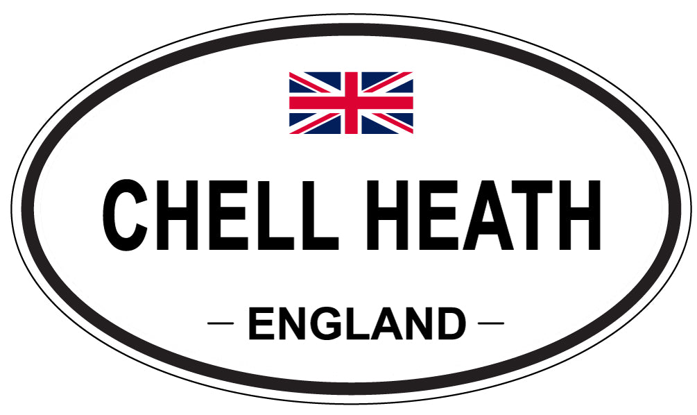 CHELL HEATH, ENGLAND - Oval Sticker