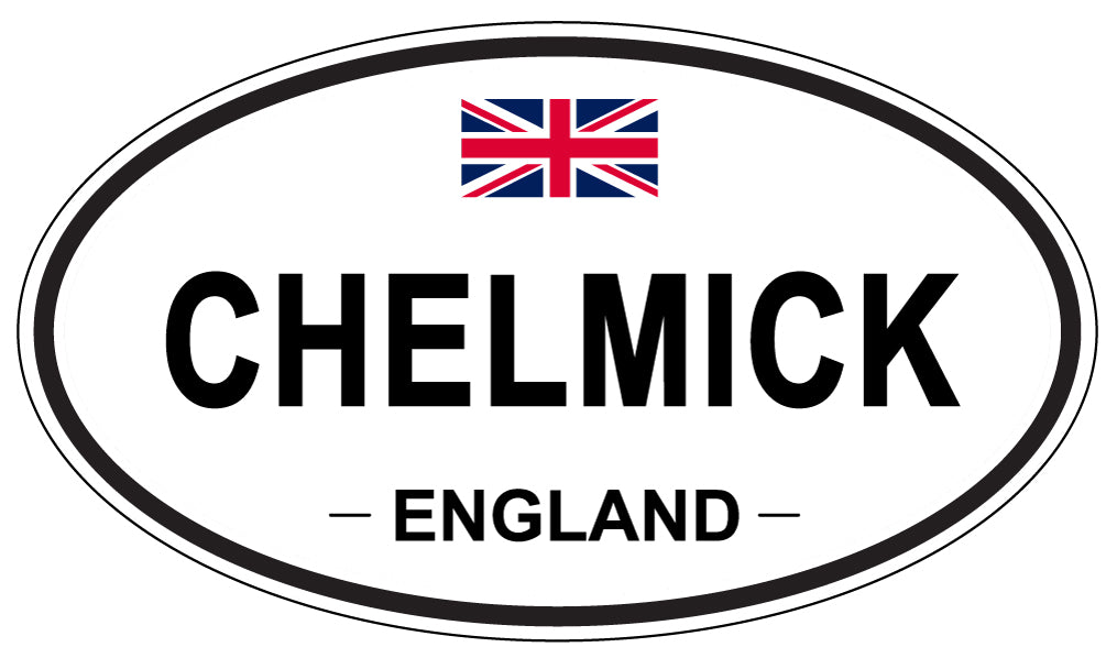 CHELMICK, England - Oval Magnet