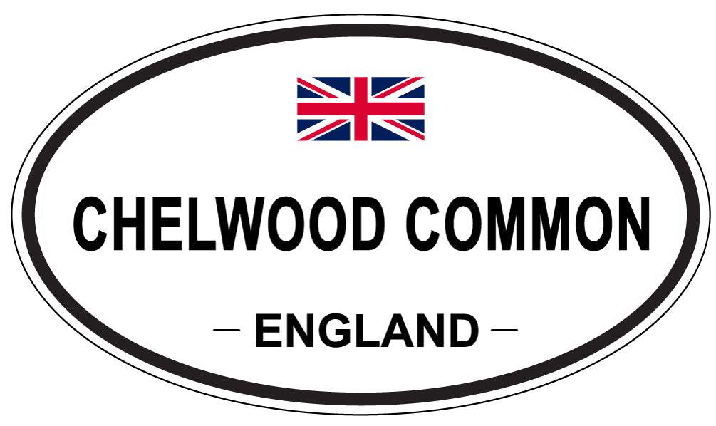 CHELWOOD COMMON, ENGLAND - Oval Sticker