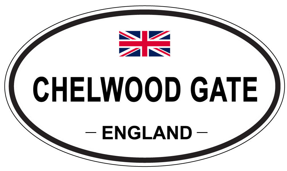 CHELWOOD GATE, ENGLAND - Oval Sticker