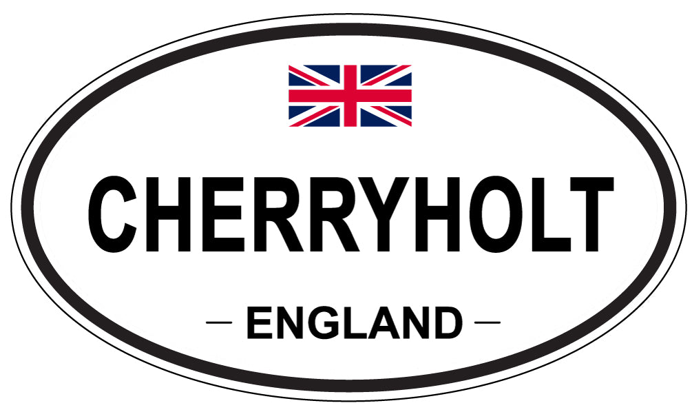 CHERRYHOLT, ENGLAND - Oval Sticker