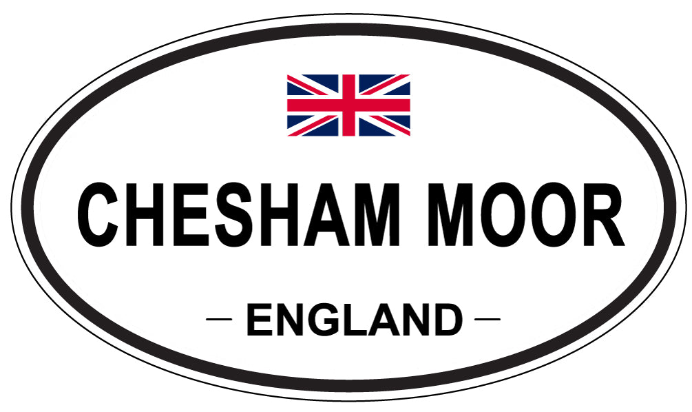 CHESHAM MOOR, ENGLAND - Oval Sticker