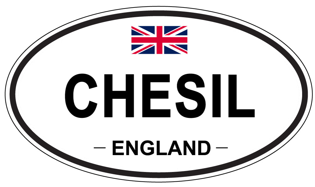 CHESIL, ENGLAND - Oval Sticker