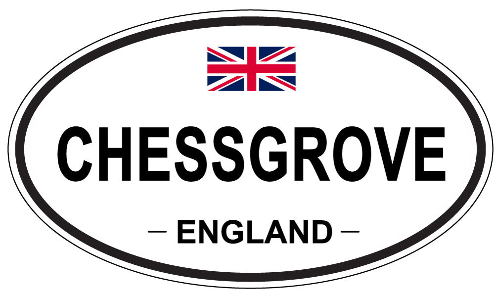 CHESSGROVE, England - Oval Magnet