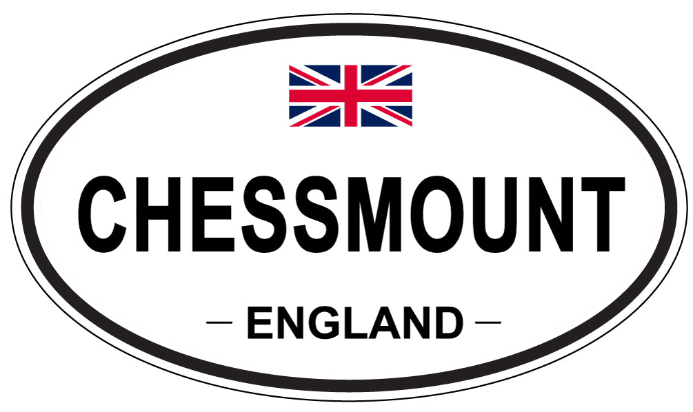 CHESSMOUNT, ENGLAND - Oval Sticker