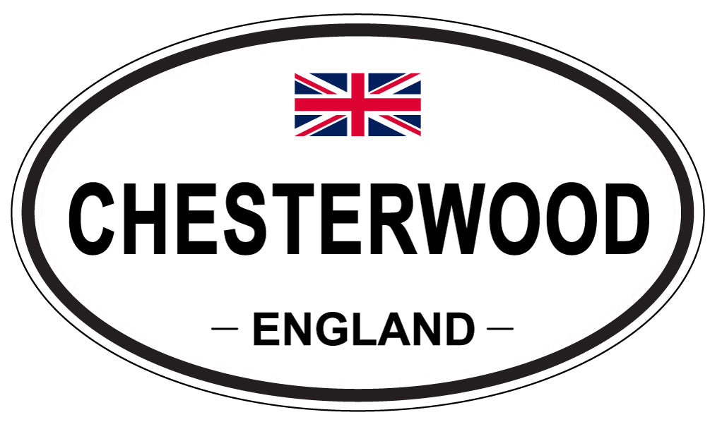 CHESTERWOOD, ENGLAND - Oval Sticker