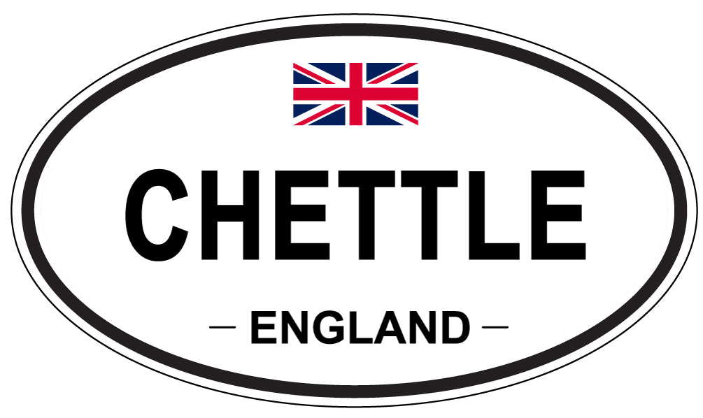 CHETTLE, ENGLAND - Oval Sticker