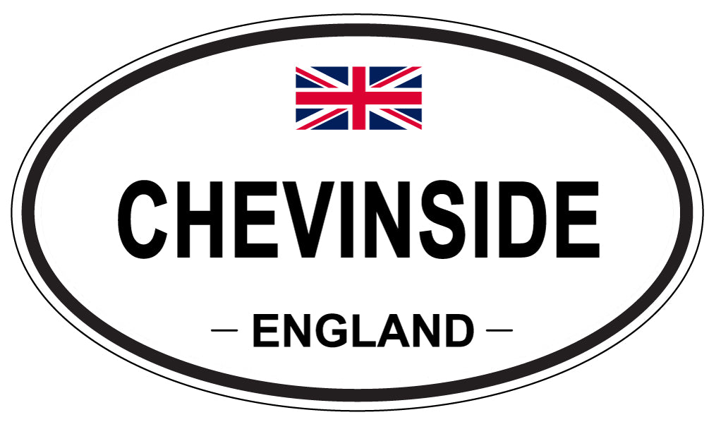 CHEVINSIDE, ENGLAND - Oval Sticker