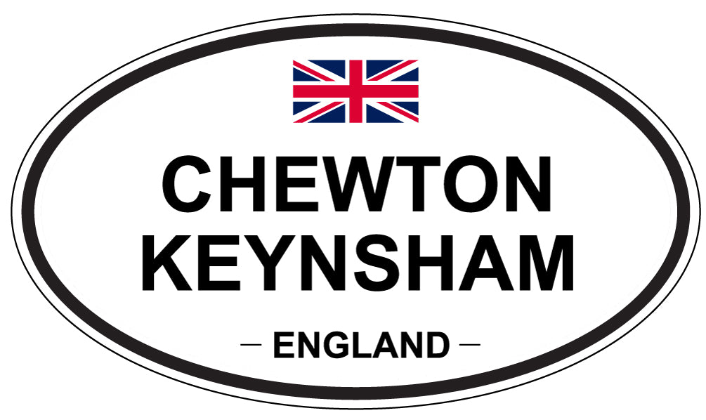 CHEWTON KEYNSHAM, ENGLAND - Oval Sticker