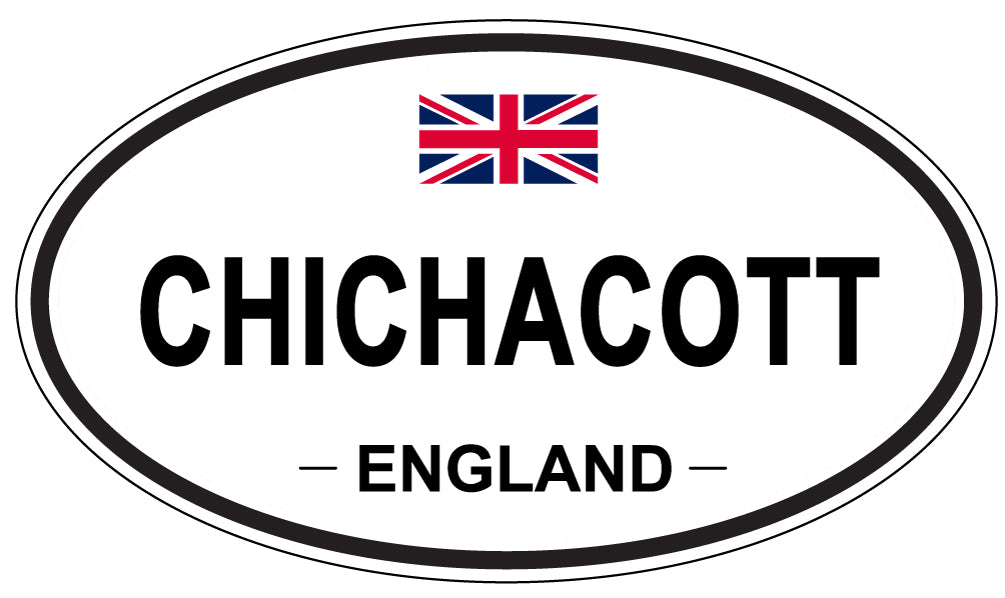 CHICHACOTT, ENGLAND - Oval Sticker