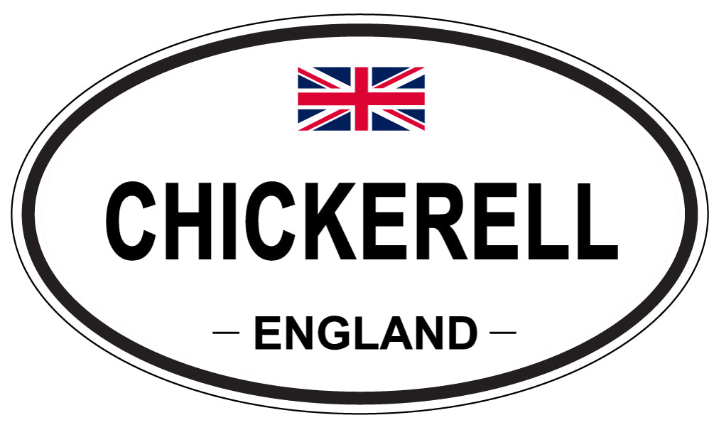 CHICKERELL, ENGLAND - Oval Sticker