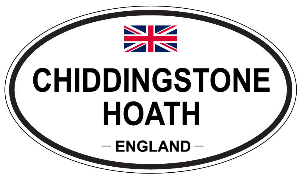 CHIDDINGSTONE HOATH, ENGLAND - Oval Sticker
