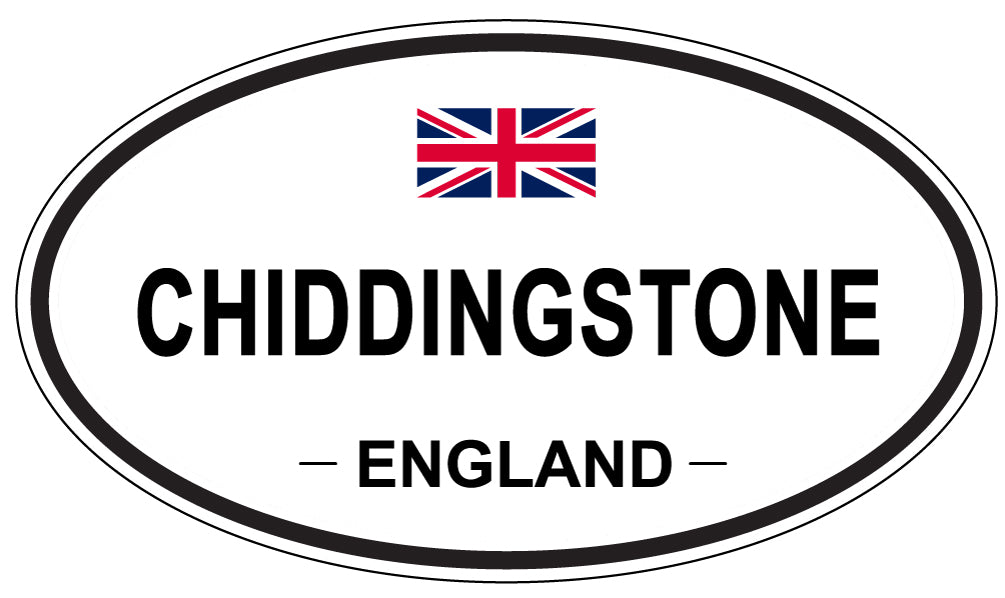 CHIDDINGSTONE, ENGLAND - Oval Sticker