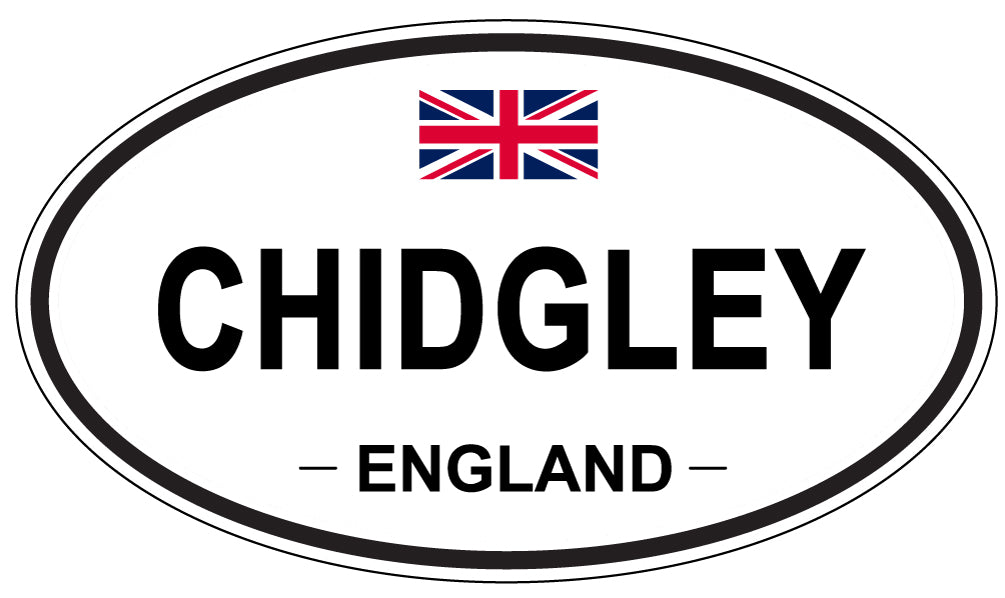 CHIDGLEY, England - Oval Magnet